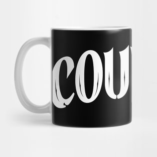 Courage Logotype Motivational Mug